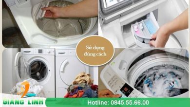 Những sai lầm khi sử dụng máy giặt gây hư hỏng – tốn điện