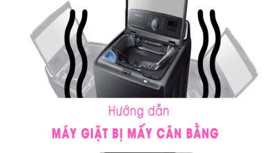 Cách sửa máy giặt cửa ngang bị mất cân bằng